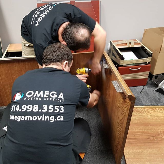 disassembling furniture, moving Montreal to Toronto